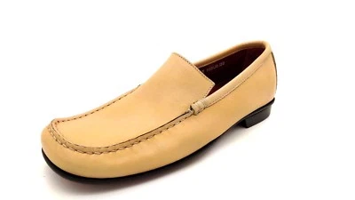New  Donald J Pliner Ladies BOBIJO-35 Beige VACHETTA leather Shoes Loafers 7.5 M - Image 1 of 4
