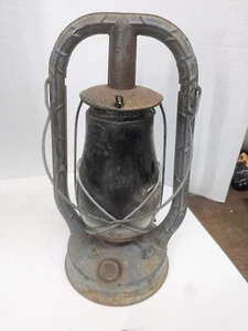 Dietz Monarch Lantern NY USA Clear Glass Globe Lantern Tubular Barn Lamp - Picture 1 of 15