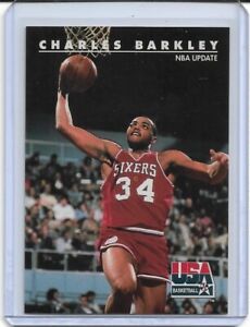 HOF  CHARLES BARKLEY   1992  SKYBOX  USA BKB NBA UPDATE   #1   76ERS / FREE SHIP