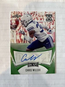Chris Wilcox 2021 Leaf Draft X RC Auto #BA-CW1 - Picture 1 of 2