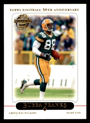 2005 Topps Bubba Franks    #96 Green Bay Packers - Image 1 of 2
