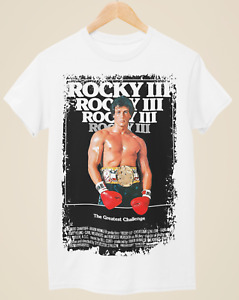 Rocky III - Movie Poster Inspired Unisex White T-Shirt