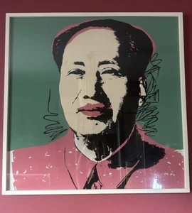 Andy Warhol Lithograph Limited Edition - Chairman Mao Framed Print - Picture 1 of 2