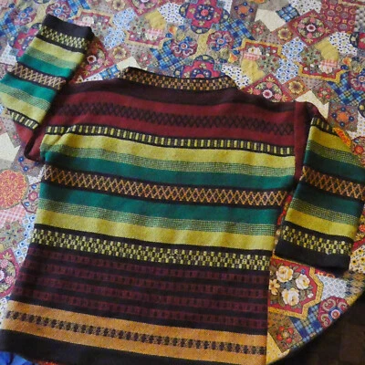 Rare 1960s 70s Wadawaska Weavers Hand Made Vintage Sweater Medium Women Artists - Image 1 of 4