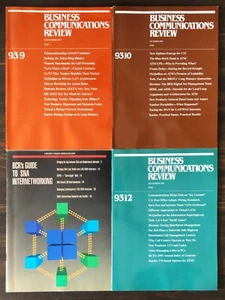 1993 Business Communications Review Magazine - (Aug, Sep, Oct, Dec) Lot of 4 - Picture 1 of 2