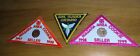 GIRL GUIDES OF CANADA: 3 MINT ASSORTED CLOTH BADGES/PATCHES AS PHOTO