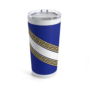 Flag of Champagne Ardenne France - Tumbler 20oz - Picture 1 of 5