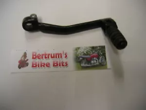 SUZUKI BLACK GEAR LEVER SPRING FOLD BACK END 120MM LONG 10MM SPLINE - Picture 1 of 1
