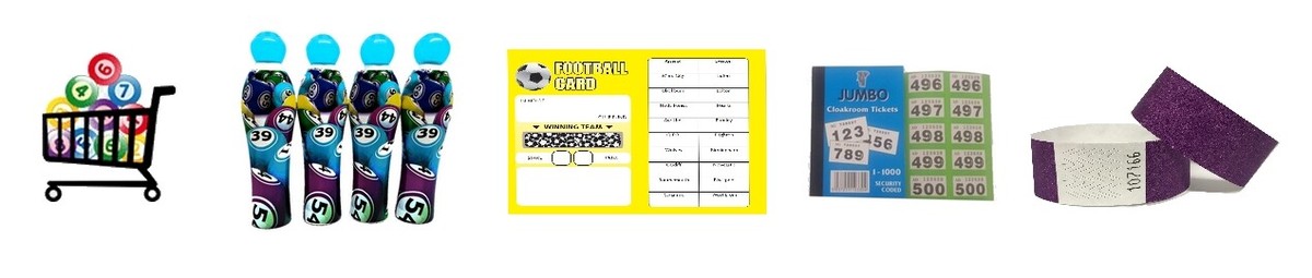 Bingosupermarket 600 Bingo-Tickets – 5 Seiten Pro Heft, 100 Streifen à 6 Tickets, Perforiert, Seriennummeriert