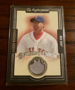 2007 UD Masterpieces Captured on Canvas CC-MA Daisuke Matsuzaka Boston Red Sox - Picture 1 of 2