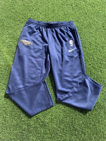 Nike NBA New Orleans Men's Size XL Player Issue Warm Up Pants Navy AV1454-419 Cover