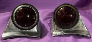 RARE! - Vintage Early 1950's Taillights - Lucas Glass 488 Made in England - Picture 1 of 11