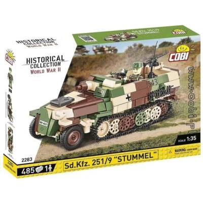 Cobi 2283 1:35 Historical Collection Sd.Kfz. 251/9 Stummel Military Kit 485 Pcs - Image 1 of 4