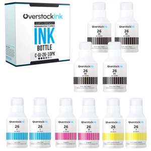 10-Pack Compatible OSI Ink Canon 26 Refill Bottle for MAXIFY GX6020 GX7020 - Picture 1 of 1