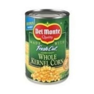 Del Monte Canned Fresh Cut Golden Sweet Whole Kernel Corn, 8.75-Ounce Pack of 12 - Picture 1 of 13