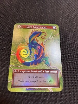 Sorcery  Contested Realm Alpha Exceptional - Lava Salamander -  Foil N/M - Image 1 of 2