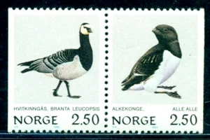 1983 Birds, Vogel, Oiseau, Barnacle Goose, Little Auk, Noruega, Mi.883, montado sin montar o nunca montado - Imagen 1 de 1