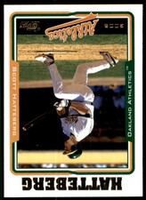 2005 TOPPS SCOTT HATTEBERG OAKLAND ATHLETICS #99