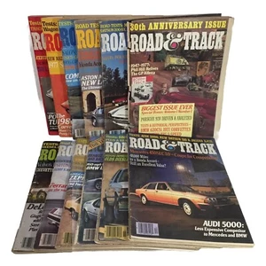 Road And Track 1977 Full Year Lot of 12 Magazines Porsche Ferrari Zephyr Cars - Picture 1 of 12