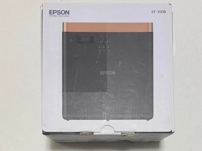 EPSON EF-100B Home Projector Portable 2000LM Laser dreamio WXGA Black Japan - Image 1 of 4