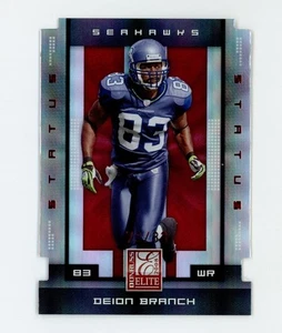 2008 Donruss Elite Status Die-Cut #88 - Deion Branch /83 - Bild 1 von 2