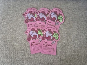 Tony moly I'm Red Wine Face mask X5 - Picture 1 of 2
