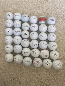 36 AAAA Assorted Name Brand Played Golf Balls - FREE SHIPPING - Picture 1 of 3