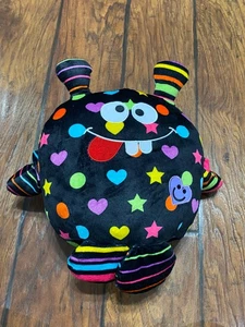 Little Miss Matched Black Silly Monster Pillow Buddy  Plush/Stuffed Animal - Picture 1 of 7