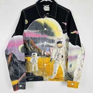 LIFTED ANCHORS ASTRONAUT BUTTON DENIM JACKET size Small Excellent Condition - Picture 1 of 11