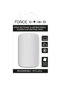 Force Spray Nettoyant Antibactérien 15ml avec Encoche de Fixation BlancTéléphone - Photo 1/1