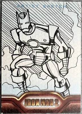 Upper Deck Sketch Card by Michael Locoduck Duron — Marvel Original Art - Image 1 of 4