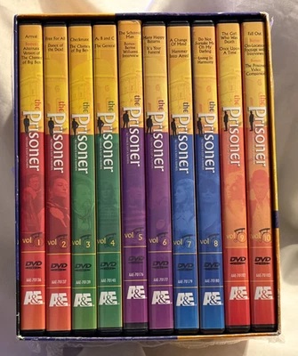 The Complete Prisoner DVD Mega Set A&E 1960s Sci Fi TV Series 10 Disc McGoohan Foto 1 de 4