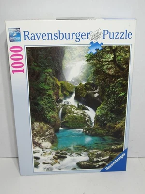 Ravensburger "Mackay Falls New Zealand” Jigsaw puzzle 1000 Piece COMPLETE - Image 1 of 4