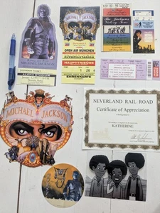 MICHAEL JACKSON Different Memorabilia Tickets and more (REPRODUCTIONS!) D509 - Bild 1 von 6