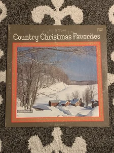 VA COUNTRY CHRISTMAS FAVORITES LP TAMMY WYNETTE MARTY ROBBINS JOHNNY CASH - Picture 1 of 3