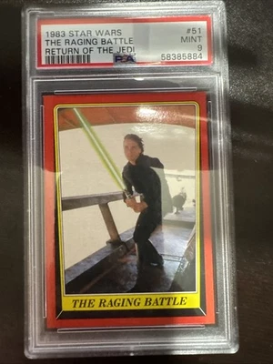 1983 Star Wars Return Of The Jedi The Raging Battle #51 PSA 9 - Image 1 of 3
