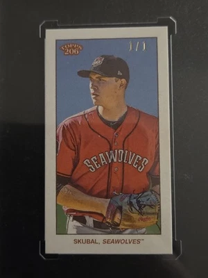 2020 Topps T206 Ty Cobb King Back 1st Year Tarik Skubal 1:1 Tigers 1 of 1 T-206 - Image 1 of 4