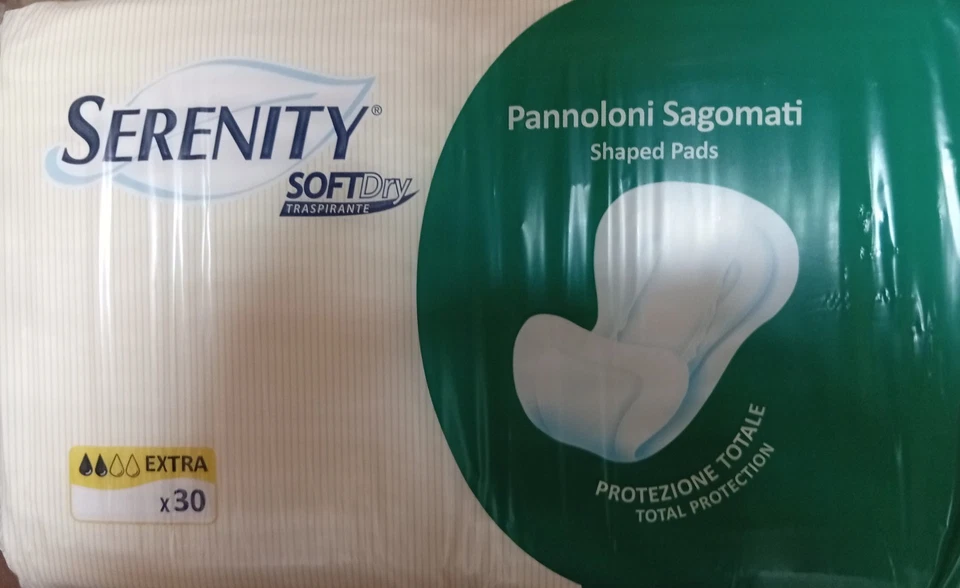 120 pannoloni Sagomati   Soft Dry+ extra Serenity 4x30 pz - Immagine 1 di 1