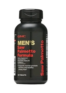 GNC Uomo Saw Palmetto Formula Supporto Funzione Prostata, 120 Tabs - Foto 1 di 1