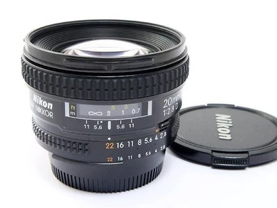 Nikon AF Nikkor 20mm F2.8 D Ultra Wide Angle Prime Lens Full Frame from Japan - Image 1 of 3