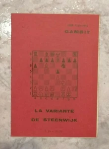 [Collectif-Revue]. GAMBIT, no 11. La variante de Steenwijk - Imagen 1 de 2