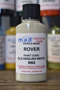 MG ROVER OLD ENGLISH WHITE NNX PAINT TOUCH UP KIT 30ML SCRATCH CHIP - Picture 1 of 2