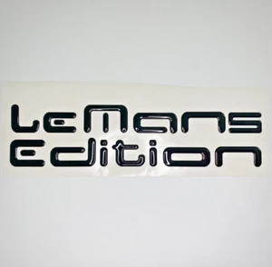 Le Mans Edition Decal 44x380mm , Black color 3D doming , LeMans audi decal - Picture 1 of 4