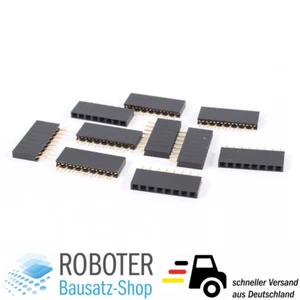 10x 8-polige Buichsenleiste Header 2,54mm stapelbar für Arduino Shields - Bild 1 von 1