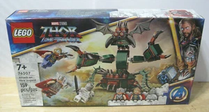 Lego Marvel Thor Love and Thunder Set #76207 ~ Attack on New Asgard 159 pcs NIP - Picture 1 of 2