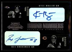 Kyle Boller Rex Grossman 2003 Playoff Contenders RC Autograph Dual Jersey # - Picture 1 of 2