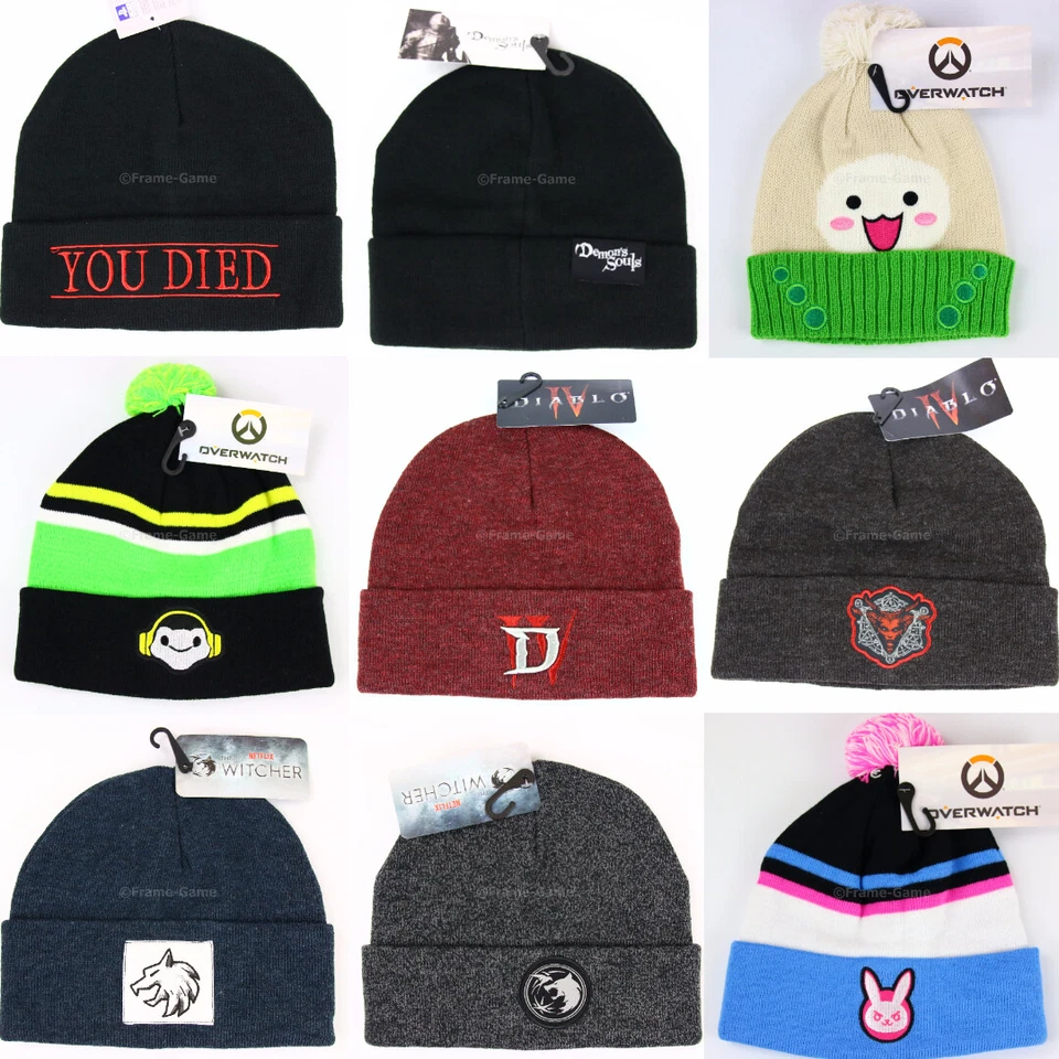 DIFUZED Offizielle Gaming Merch Videospiele Beanies Mützen Unisex Strickmütze Auswahl