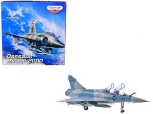 Avión de combate Dassault Mirage 2000B azul camuflaje con accesorios de misiles "Wi - Imagen 1 de 1