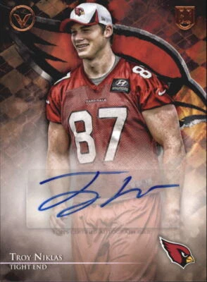 2014 Topps Valor Autographs #VATN Troy Niklas Auto RC Rookie Card - Image 1 of 2
