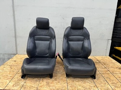 FRONT LEFT RIGHT SEAT SEATS BLACK SPORT R SET  JAGUAR XF XFR OEM (2009-2015) - Image 1 of 4